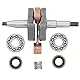 Kurbelwelle für Husqvarna Kurbelwellenlager Öldichtungen Kit Ersatz für Husqvarna 268 272 XP Kettensäge 503 61 33‑71