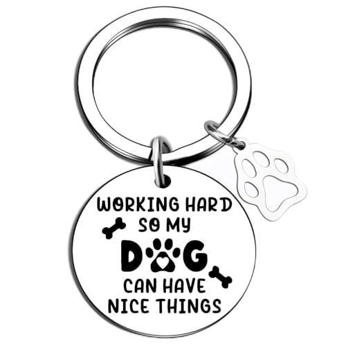 Davrock Christmas Dog Mom Gifts for Women Dog Keychain Mothers
