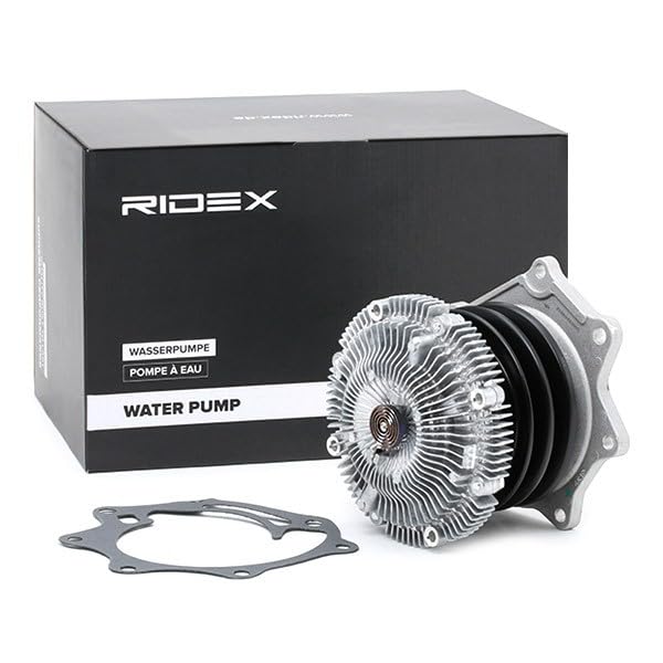 Pompe à Eau RIDEX 1260W0066 Avec Joint - Compatible BMW Série 3 E46/E90, Série 1 E87, X5 E70 - Mécanique