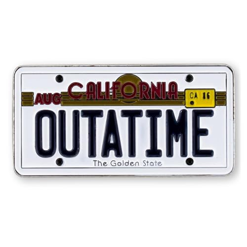 El mejor review de Regreso al futuro disponible en línea para comprar. 22 Regreso al futuro Outatime - Pin para matrícula