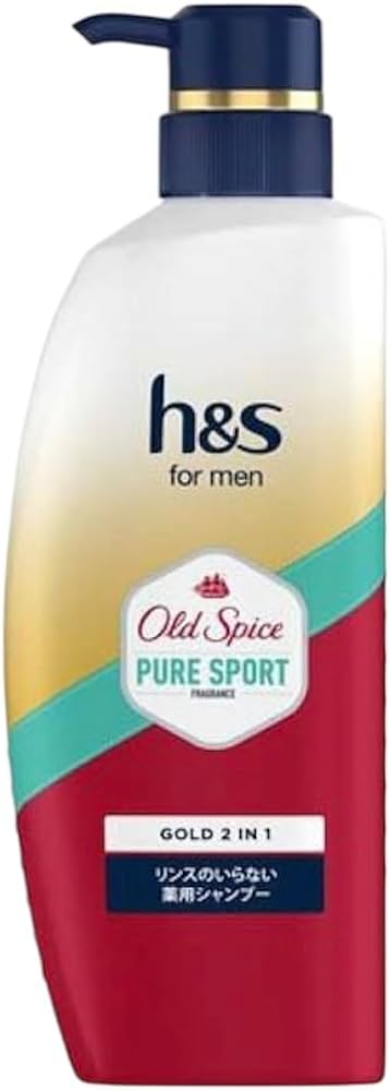 Amazon | h＆s for men ゴールド 2in1 オールドスパイス ピュア