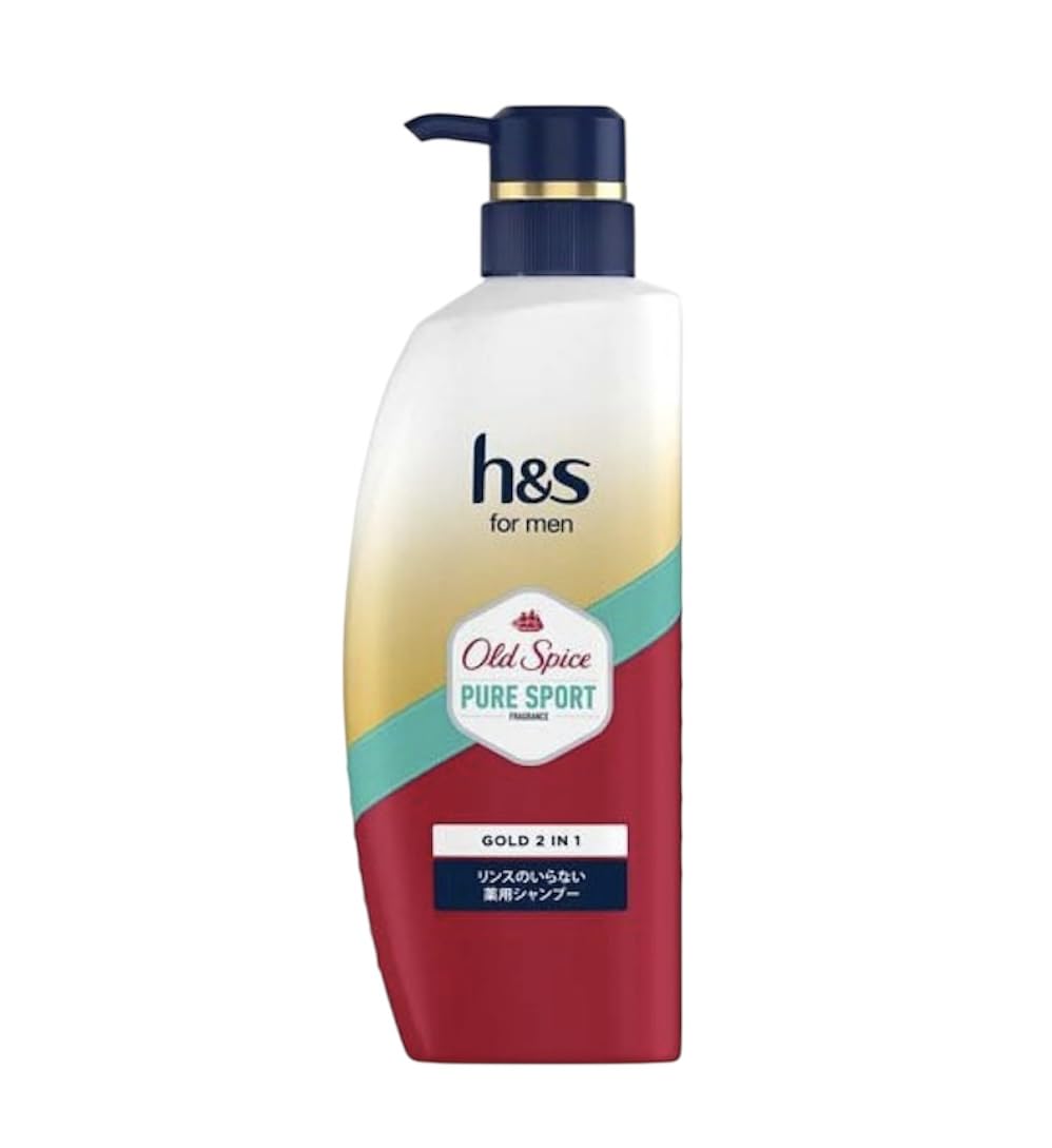 h&s for men ゴールド 2in1 オールドスパイス ピュアスポーツ1箱 Amazon | h＆s for men ゴールド 2in1 オールドスパイス ピュア