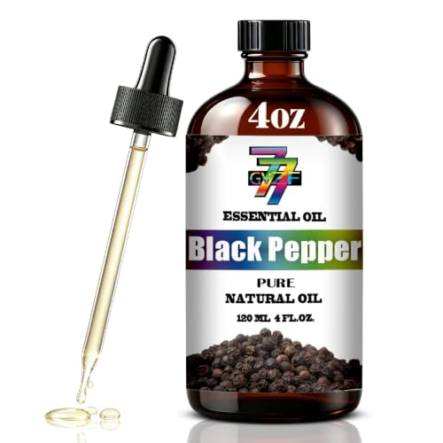 Image of Black Pepper Essential Oil for Diffuser Massage,Black Pepper Oil 4oz