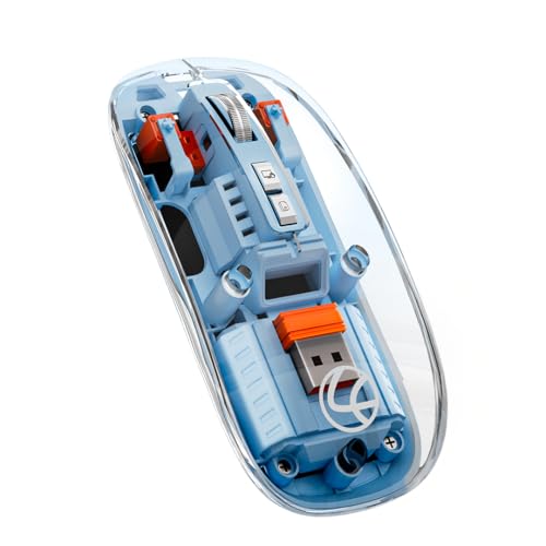 LAPCARE Trendy Plus Transparent Wireless and Bluetooth Rechargeab...