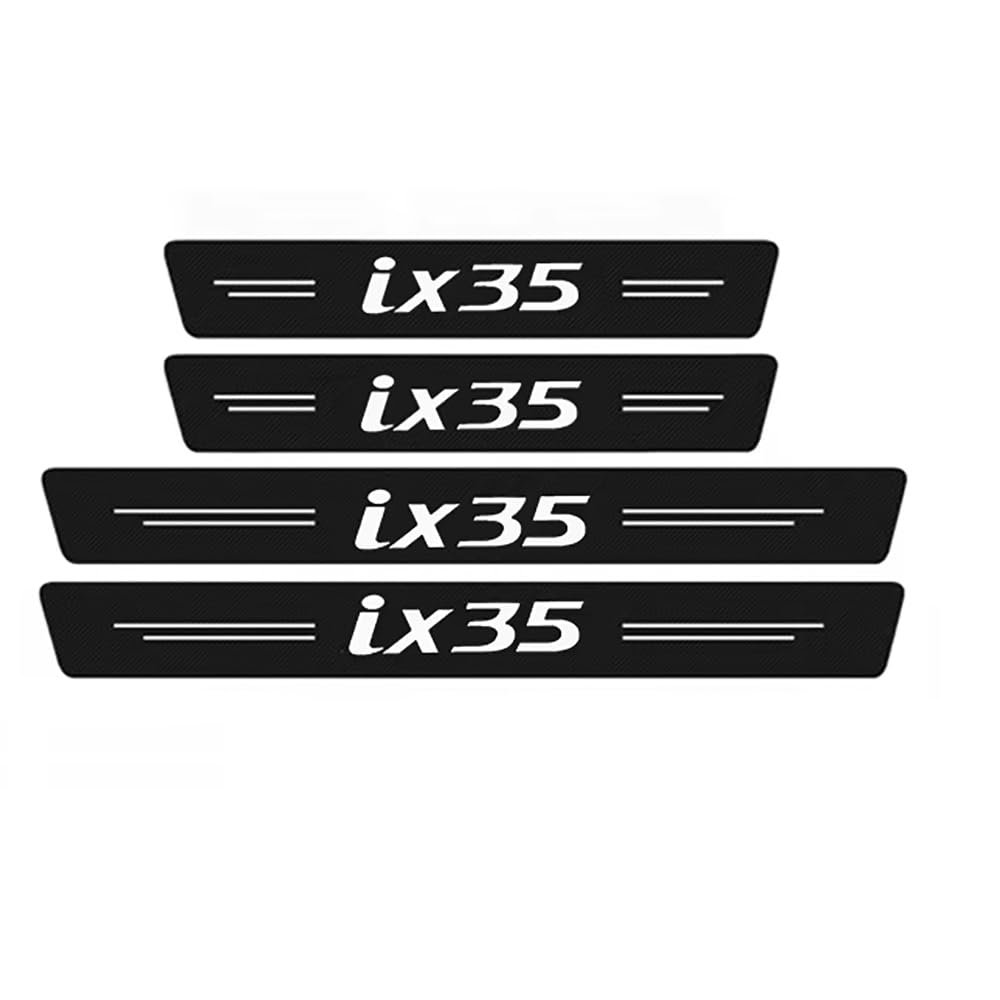 SDYAYFGE 4Pcs Kick Plates Car Door Sill Protector,for HYUNDAI Ix35