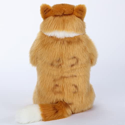 Image of CU-MATE 20 inch Adorable Stuffed Animals Cat -Handmade Plush Soft Cat -Present Gift for Boys /Girls (Orange Cats)
