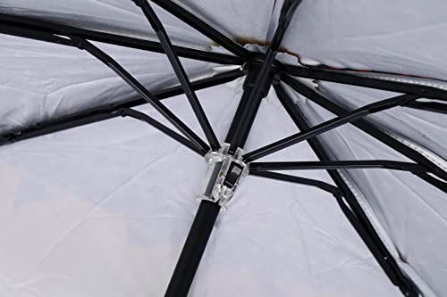 Oursky Umbrella Windproof Travel Umbrella - Compact Folding Portable Umbrella With Sunflower Pattern - Golf Umbrella For Rain Sun Men And Women Outdoor, Wedding, Gifts - Yellow #TOP4