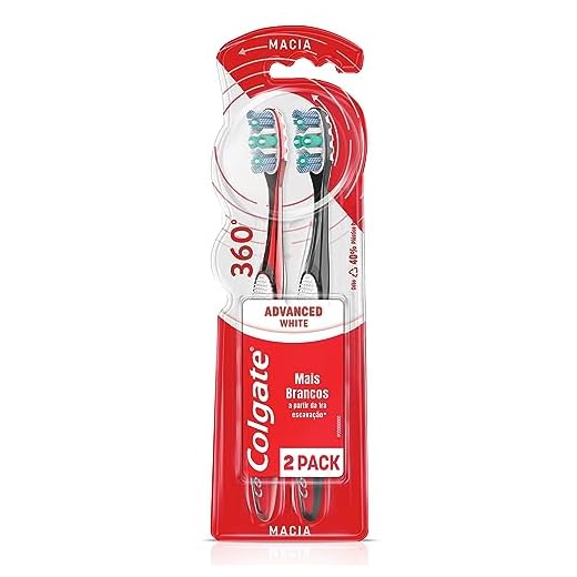 Colgate Escova Dental 360º Luminous White 2Unid Promo Leve 2 Pague 1 Cores Sortidas