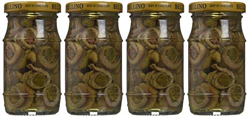 Bellino Rolled Fillet Anchovy, 4.25 Ounce Jar (Pack of 4)