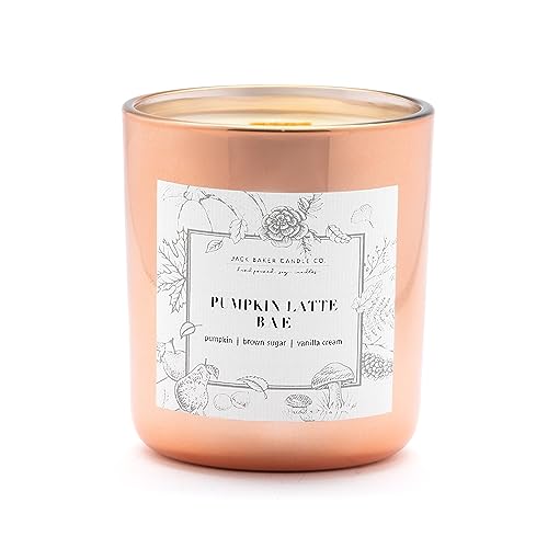 Jack Baker Candle Co. Moonstone Candle, Made with Soy Wax and Essential Oils (Pumpkin Latte Bae)