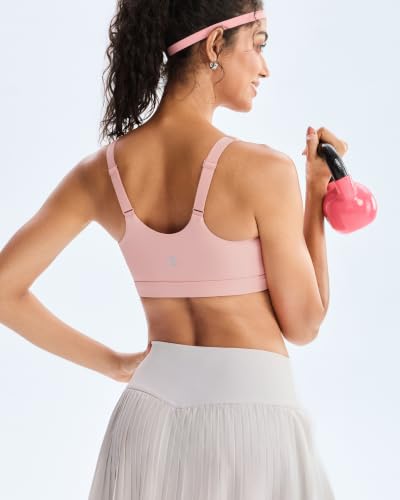 Image of RUNNING GIRL Adjustable Sports Bras for Women High Support,Full Coverage Molded Cup Sports Bra High Impact Workout Gym