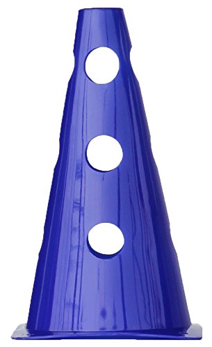 Boje Sport Steckhürdenset - 5 er Set für Koordinationstraining Agility Hundesport Pferdesport Zubehör Lochkegel Fussball Pylone Stangen Lochkegel für Trainingsübungen Trainingszubehör