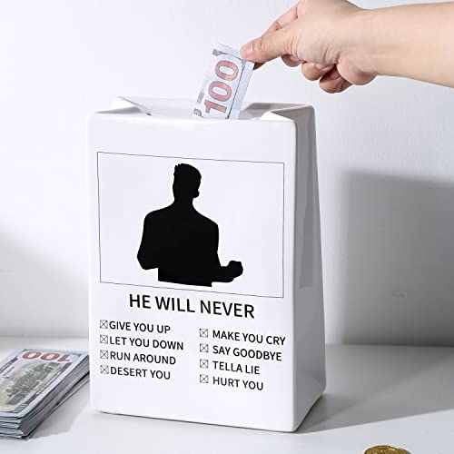 Pig World 10'' Large Piggy Bank For Adults Must Break To Open,Piggy Bank Girls,Kids Piggy Bank For Boys,Ceramic Coin Jar,Money Safe For Cash Saving,Money Bank,Alcancias De Dinero Para Adultos Niños #TOP8