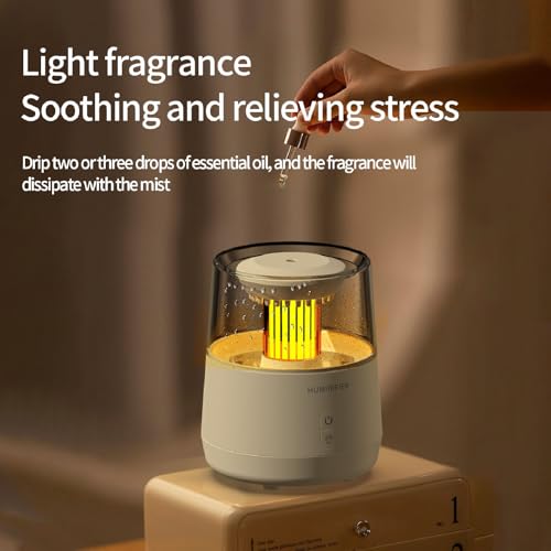 Difusor aromático eléctrico con capacidad de 320 ml y luces LED miniatura 4