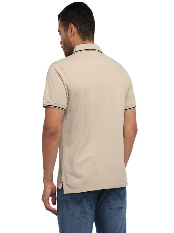 Image of AMERICAN CREW Polo Collar T-Shirt for Men with Pocket