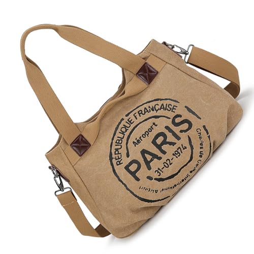 Sac à bandoulière en toile polyvalent pour les journées de cours intenses
