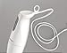 Proctor Silex Hand Held Immersion Blender, Ergonomic Grip Stainless Steel Blade, Extra-Long, 5 ft, White