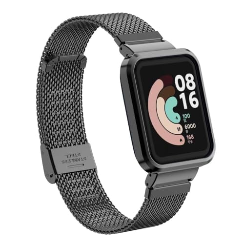 Correa metálica acero inoxidable compatible Xiaomi Mi Watch Lite miniatura 2