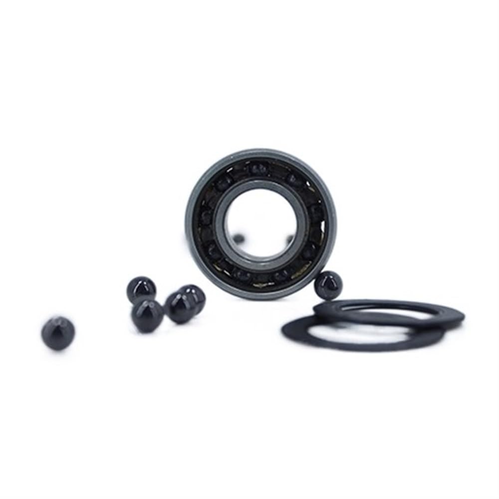 HYRBNSDLK R10 Hybrid Ceramic Bearing 15.875 * 34.925 8.731 mm 1PC Industry Motor Spindle R10HC Hybrids Si3N4 Ball Bearings 3NC R10RS