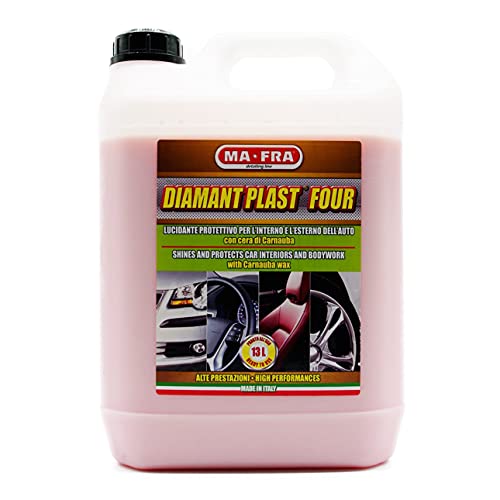 Ma-Fra Diamant Plast Four abrillantador protector y cera para coche o moto, 4,5 l