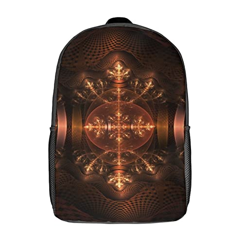Sac à dos artistique ergonomique à multi-poches pour adolescents