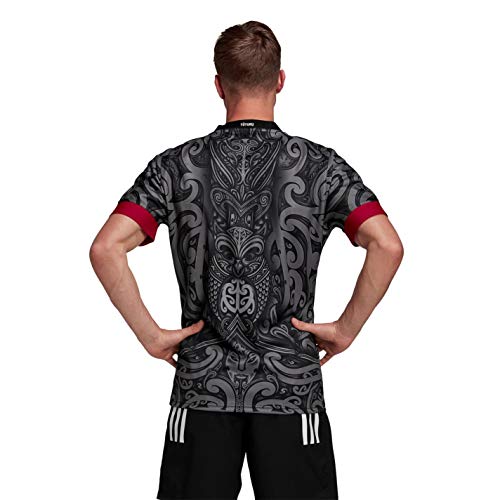 Adidas Maori Repl JSY, Maglietta Uomo, Nero, L