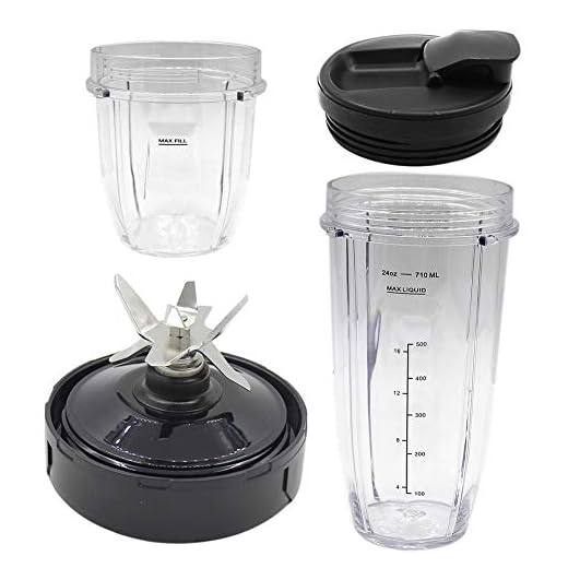 Anbige Replacement Parts 7-Fins Blade and cup, Compatible with Ninja Blender Chef 1500W CT805 CT810 and CT815A