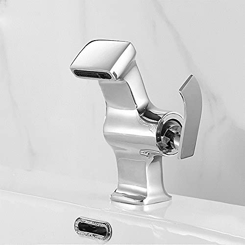 Mitigeur de lavabo monotrou idéal pour moderniser une salle de bain familiale