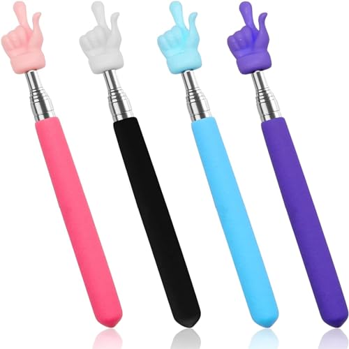 AtRyx Telescopic Teachers Pointer, 4pcs Extendable Hand Poin...