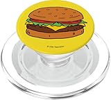 PopSockets Bob's Burgers Burger PopGrip for MagSafe, Phone Grip, Clear, Magnetic, Compatible with iPhone, Samsung Galaxy, Tablet