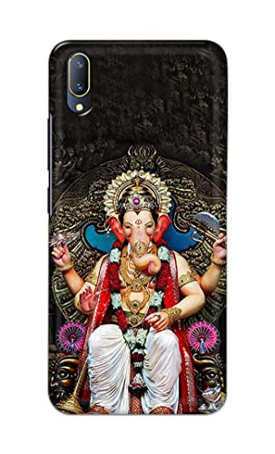 Image of PRINTFIDAA Lord Ganesh Bappa Moriya Printed Designer Hard Back Case Cover for Vivo V11 Pro / X21s -(UO) MVN1010