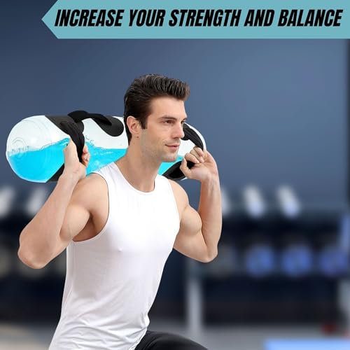 Sac de Poids d'Entraînement. Sac d'Eau de Fitness. Sac d'Eau de Remise en Forme 5-20 Kg. Sac à Eau de Poids Réglable et Portable, pour l'Entraînement Physique, Équilibre, Force, Poids, Yoga, etc. – Image 6