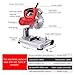 Mini-Profilschneidmaschine 2200W, Trennschleifer for Metall und Stahl, Tischkreissäge 0-45 Grad, elektrisch Für Heimwerker-Anfänger(A)