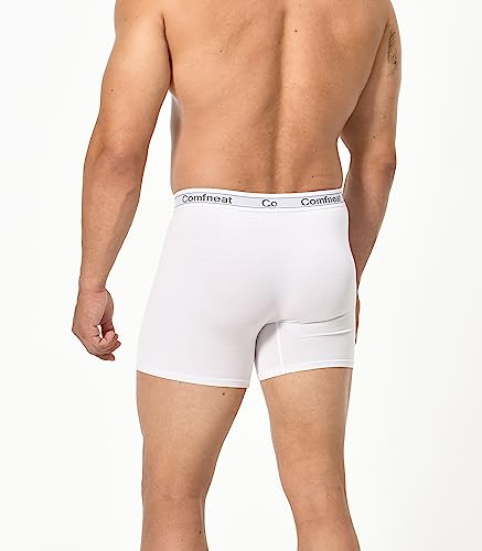 Comfneat Men's 5-Pack Viscose Boxer Briefs Cool Feeling Underwear with Fly4