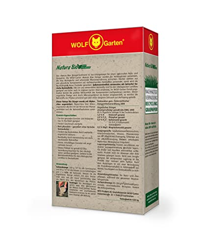 Wolf-Garten - Natura Bio Hochbeetdünger N-HB 0,85 für ca. 3m² pro Jahr; Verpackung aus Recycling-Graspapier