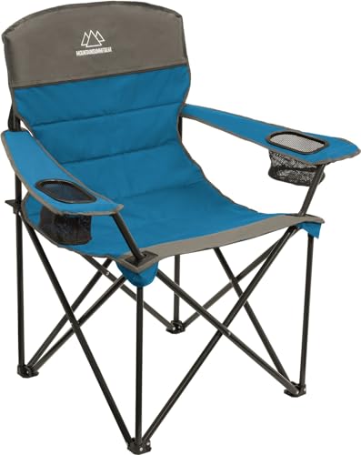 MOUNTAIN SUMMIT GEAR Quilted Standard Camping Chair with...