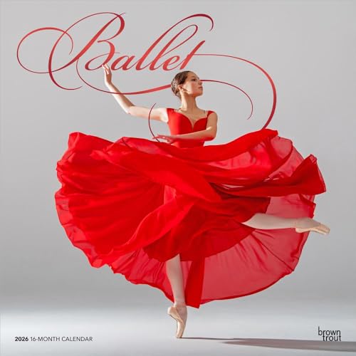 Ballet – Ballett 2026 – 16-Monatskalender: Original BrownTrout-Kalender [Mehrsprachig] [Kalender] (Wall-Kalender)