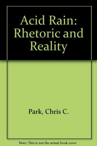 Buy Acid Rain: Rhetoric and Reality — BookShops.in