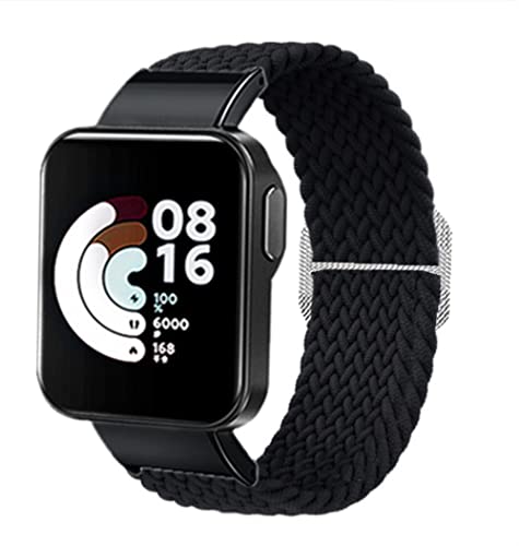 KangPlus Bands Compatible with Redmi Watch for Women Men,Woven Elasticity Replacement Wristband Sport Soft Breathable Fabric Adjustable Band with Remove Tool