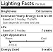 Sylvania ECO LED Light Bulb, A19 60W Equivalent, Efficient 9W, 7 Year, 750 Lumens, 2700K, Non-Dimmable, Frosted, Soft White - 8 Pack (40821)