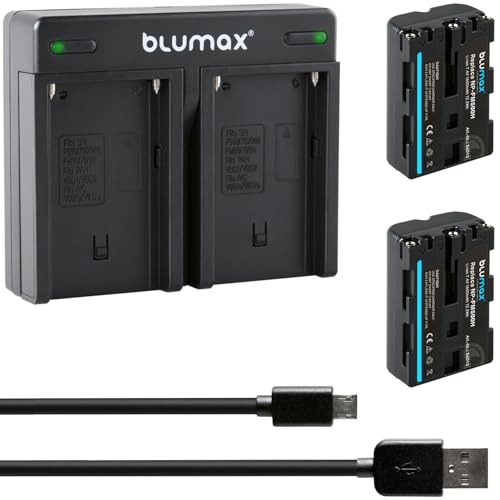 Caricabatterie ad alte prestazioni: il caricabatterie Blumax Dual consente la ricarica simultanea di due batterie. Grazie alla tecnologia ad alte prestazioni integrata, le batterie si ricaricano in modo rapido e sicuro.