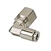 3/8" Npt(F) To 1/8" Airline 90? Swivel Elbow Fitting (10 Pcs) Dot Approved