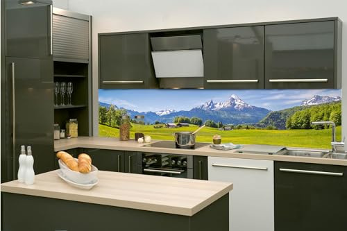 Dimex Küchenrückwand Folie Selbstklebend ALPENBLICK 260 x 60 cm |...
