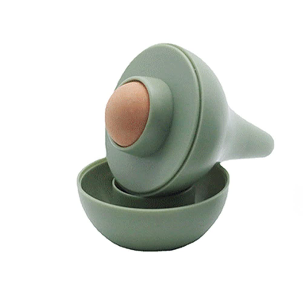 Oil-absorbing Volcanic Face Roller, Natural Rolling Stone Anti Sebum Mineral Oil-control Reusable Facial Skincare Tool for Oil Remove Green