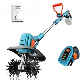 電動耕運機 家庭用 充電式 【ハイパワー 】マンガン鋼波型ブレード 家庭菜園 電動耕運機 家庭用 充電式 18-21 SK5マンガン鋼波型ブレード