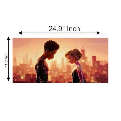 Image of Premium Spider-Man Theme Wall Posters-Set of 3 A4 Prints | Marvel Superhero Wall Art Peter Parker Miles Morales | Home Decor | Wall Decor Items | Room Decoration Items for Bedroom | Posters for Wall (Design-2)