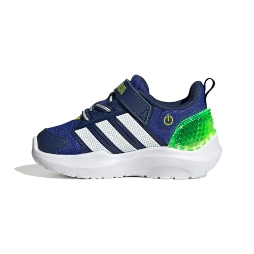 adidas Unisex-Baby Lightorama, Lucid Blue/White/Solar Slime...