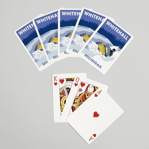 Lantern Press Naipes Poker Whitehall Michigan miniatura 7