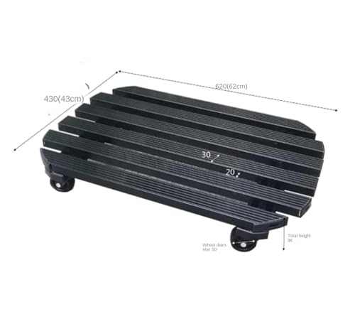Support pot de fleurs avec roues pour déplacer vos plantes sans effort - 3