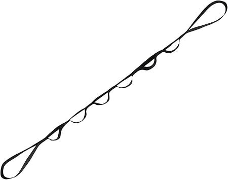 Fun and Function Daisy Chain for Swings - Sensory Swing Extension Strap - Adjustable Swing Strap Heavy Duty - Black Chain - Extra Long Swing Strap
